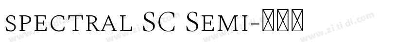 spectral SC Semi字体转换